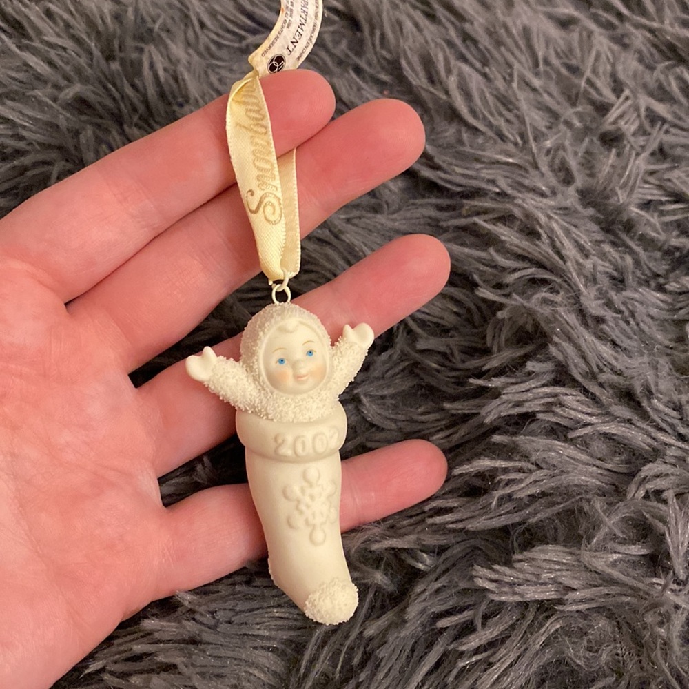 Snowbabies “baby in my stocking” 2002 ornament